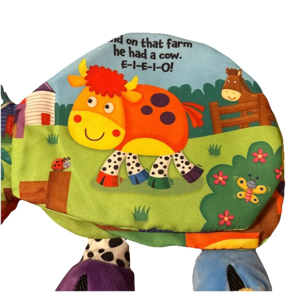 Kids Book Publishing Jiggle and Discover Old McDonald Cloth Book-Kids Books